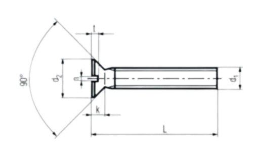 Bolt Technical Drawing