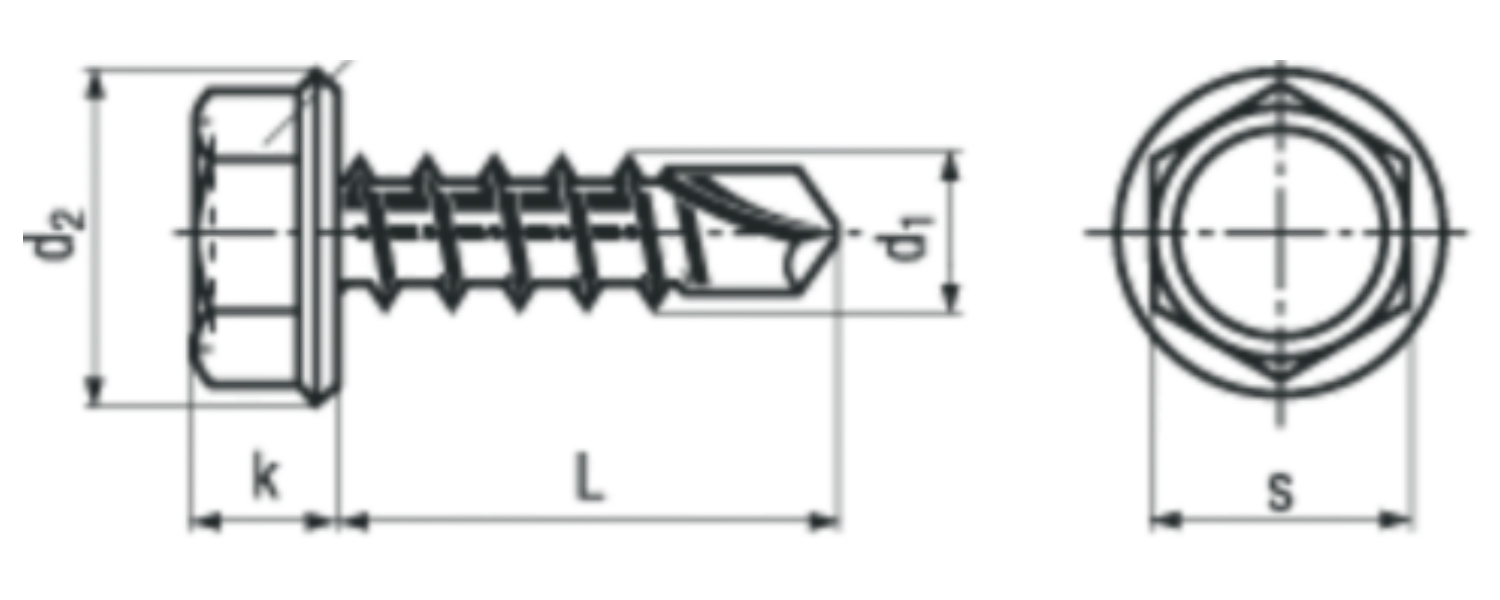 Bolt Technical Drawing