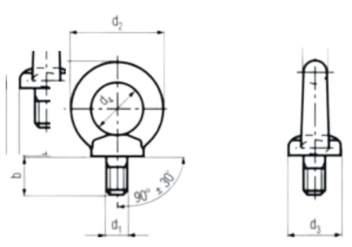 Bolt Technical Drawing