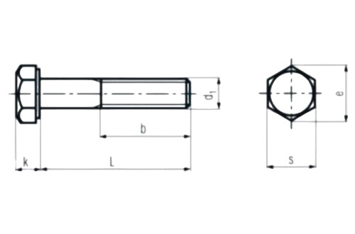 Bolt Technical Drawing